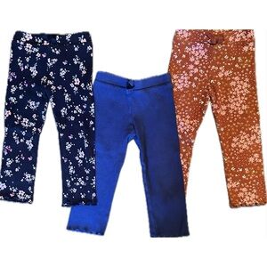 The Children’s Place 2T Toddler Girls Lot of 3 Pants EUC